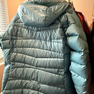 Ladies Cloudveil Blue Puffer Jacket